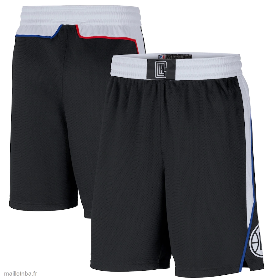 Pantalon LA Clippers Nike Black 2020/21 City Edition Swingman Shorts